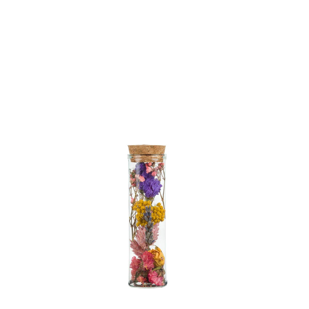 Dried Flowers Wish Bottle - Multi