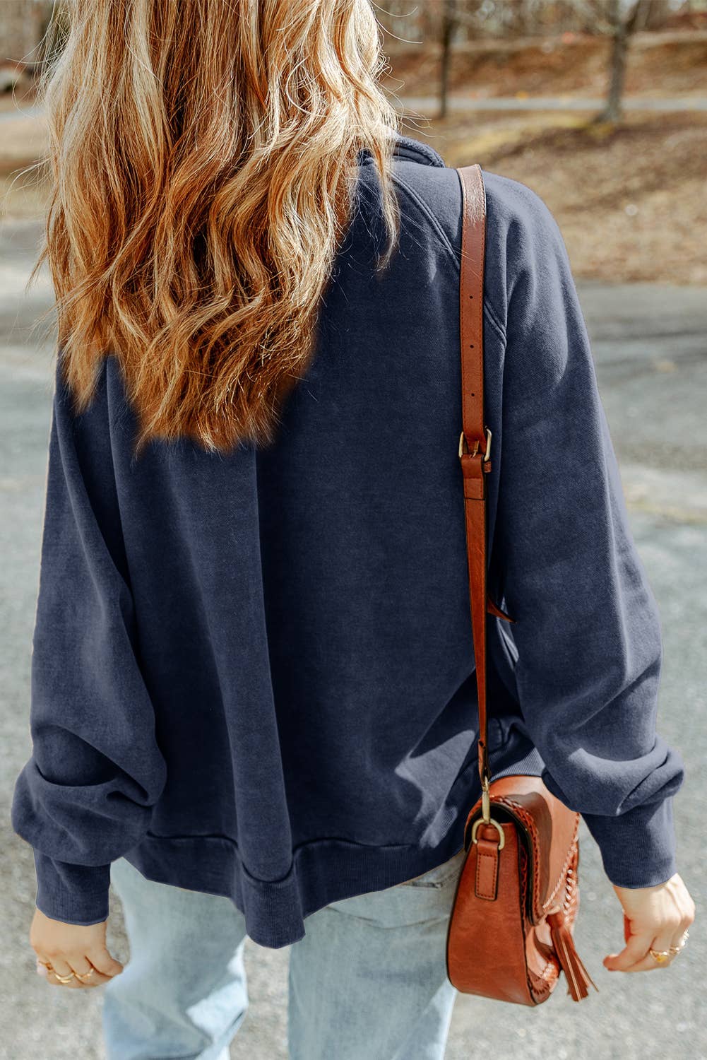Casual Vintage Washed Flap Pocket Button Shacket