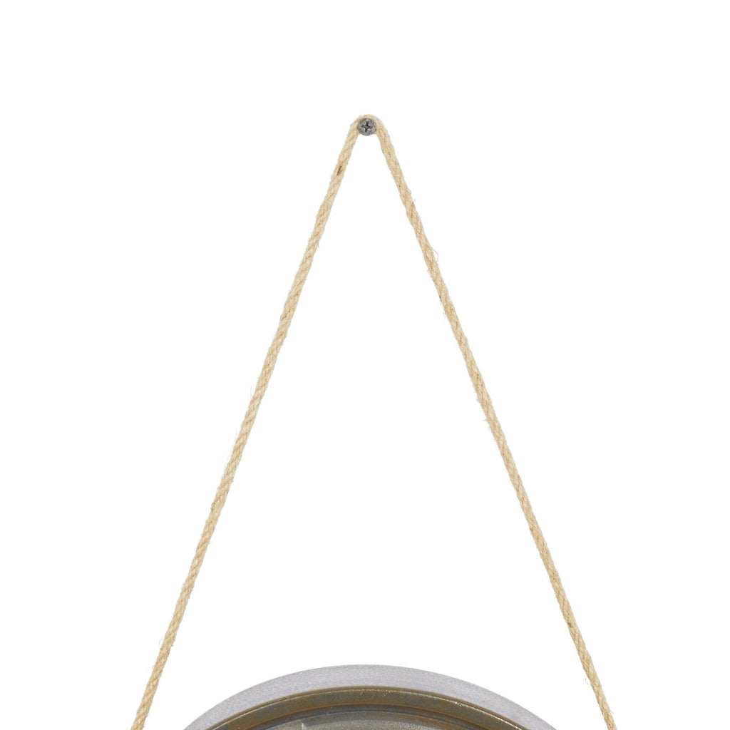 Vintage White Metal Wall Clock Set