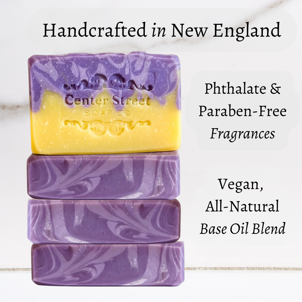 Lavender and Lemongrass Vegan Handmade Bar Soap - 4oz
