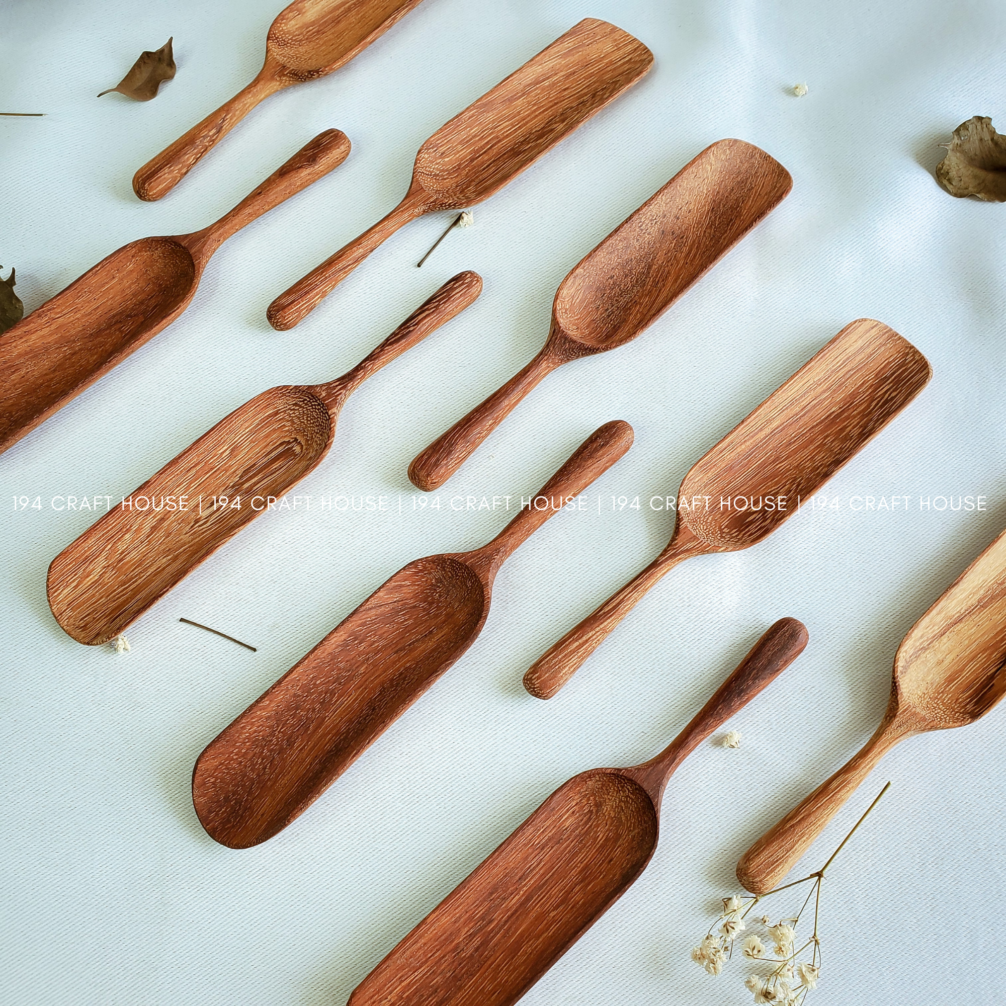Wooden Coffee, Tea Spoons & Scoops - Measuring Spoon