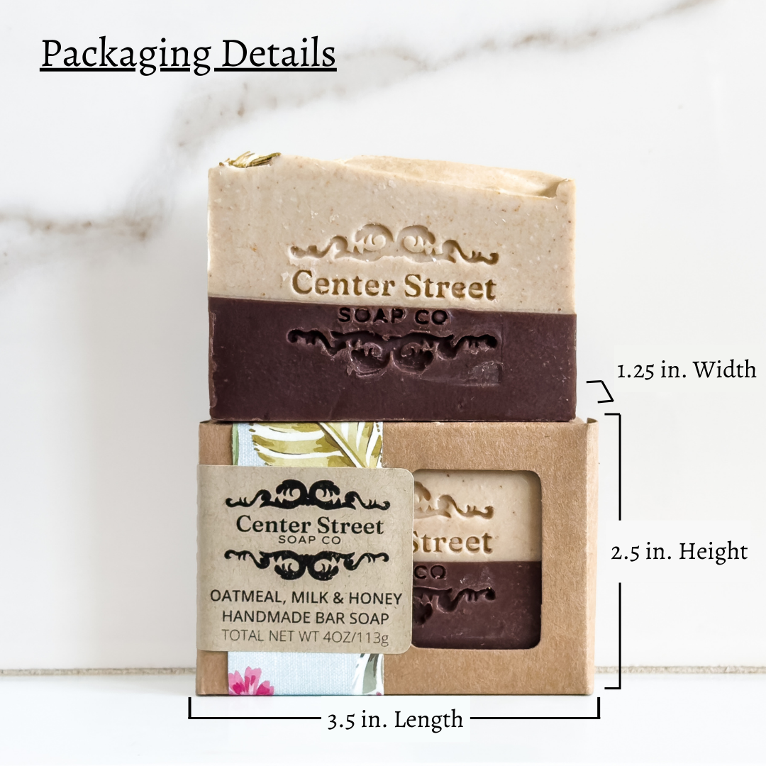 Oatmeal, (Goat's) Milk & Honey Handmade Bar Soap - 4oz
