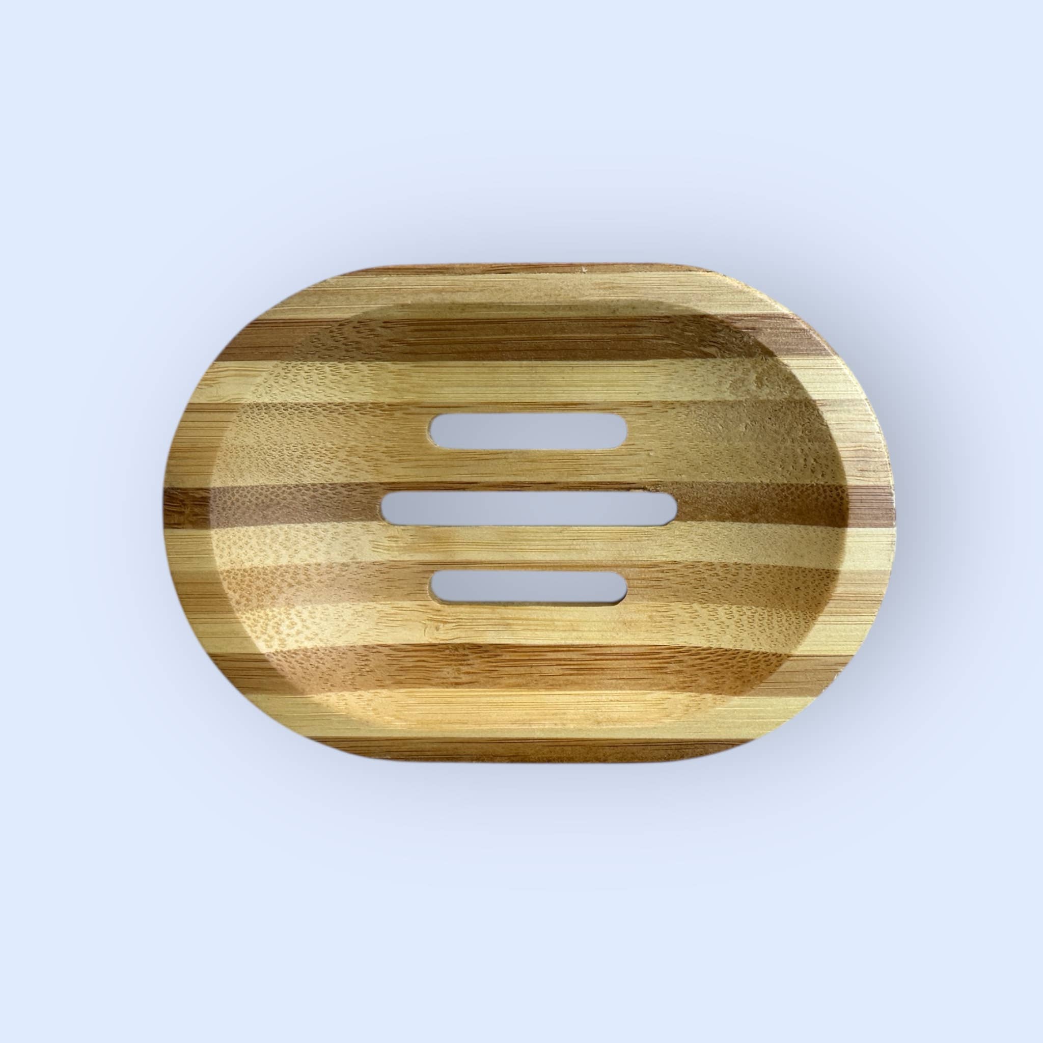 Eco-Friendly Bamboo Soap Dish – Self-Draining Wooden Holder