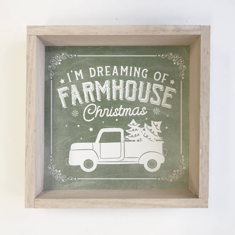 Christmas Vintage Chalk Wood Signs Assortment Art/set of 5