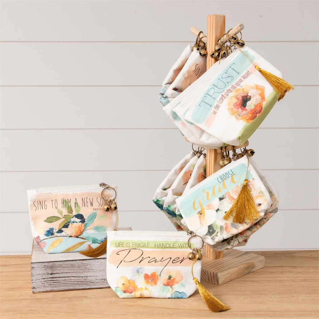 Inspirational Coin Purse With Display Stand