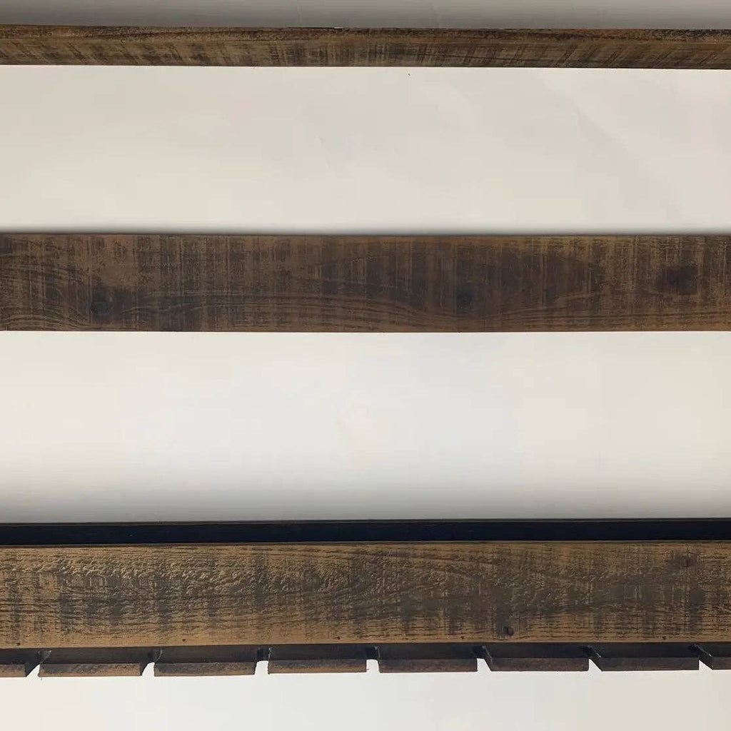Wooden Wall Wine Rack