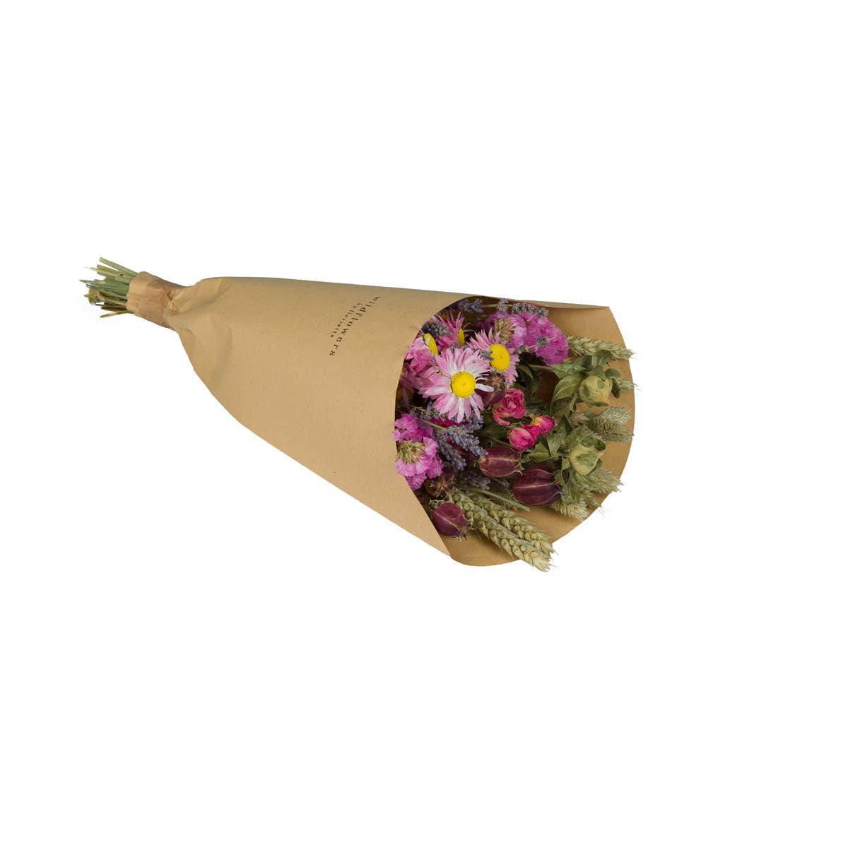 Dried Flowers Field Bouquet – Pink