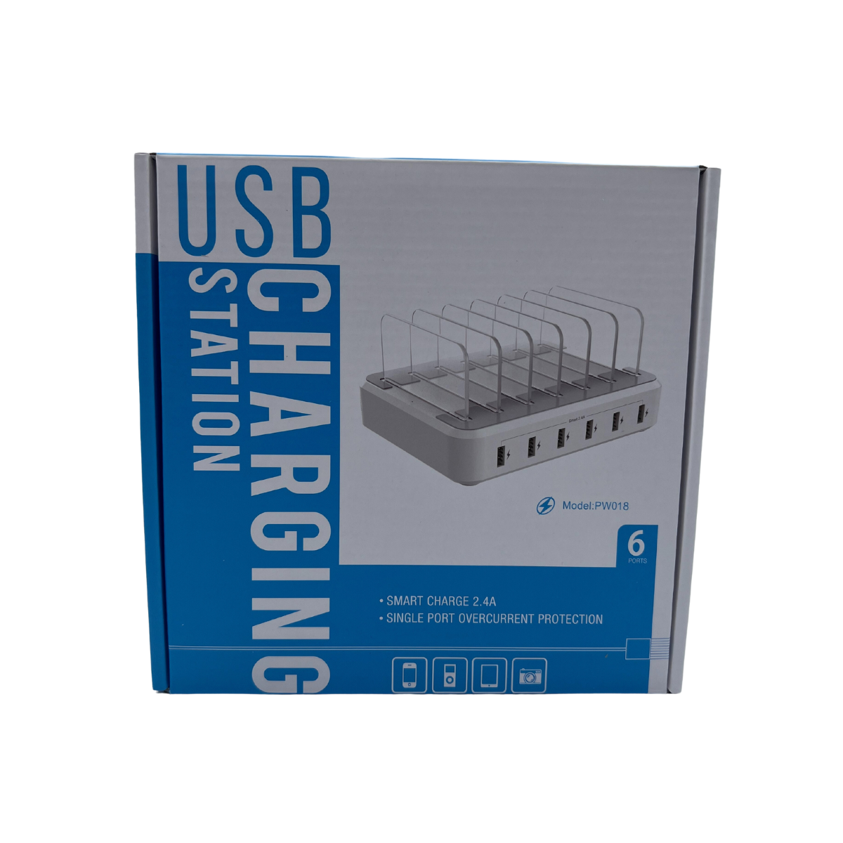 A.S.K LED 3 in 1 Charging Cable with Multiport Device 48 CT