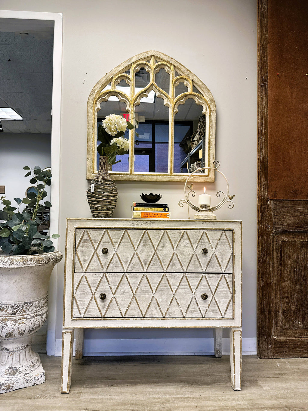 Antique Style Farmhouse French Style Dresser