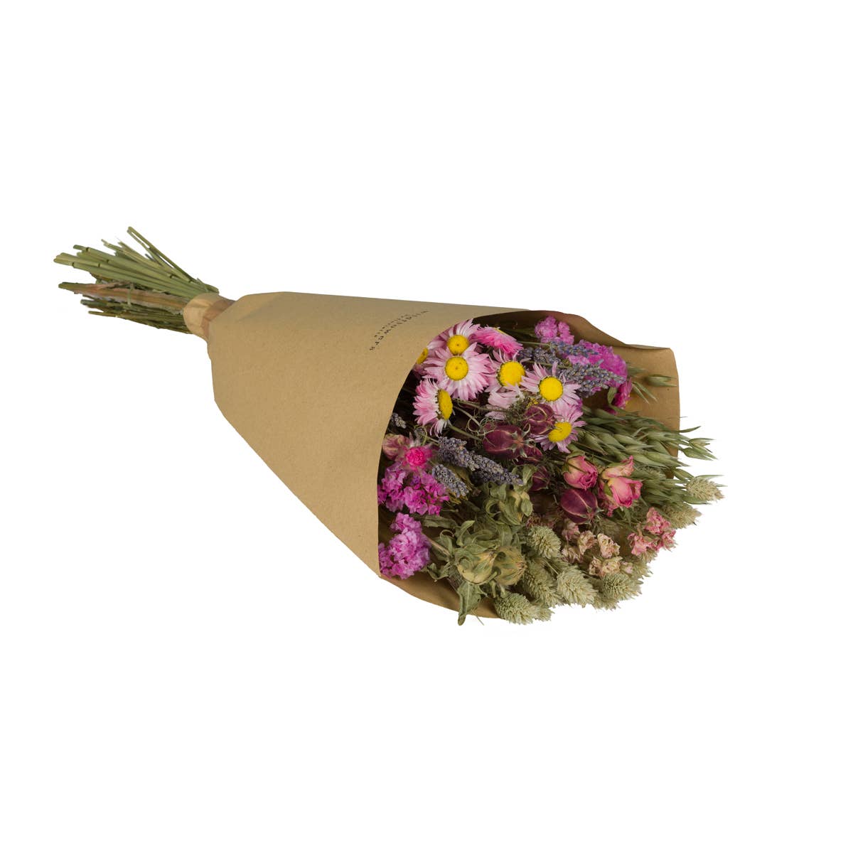 Dried Flowers Field Bouquet – Pink