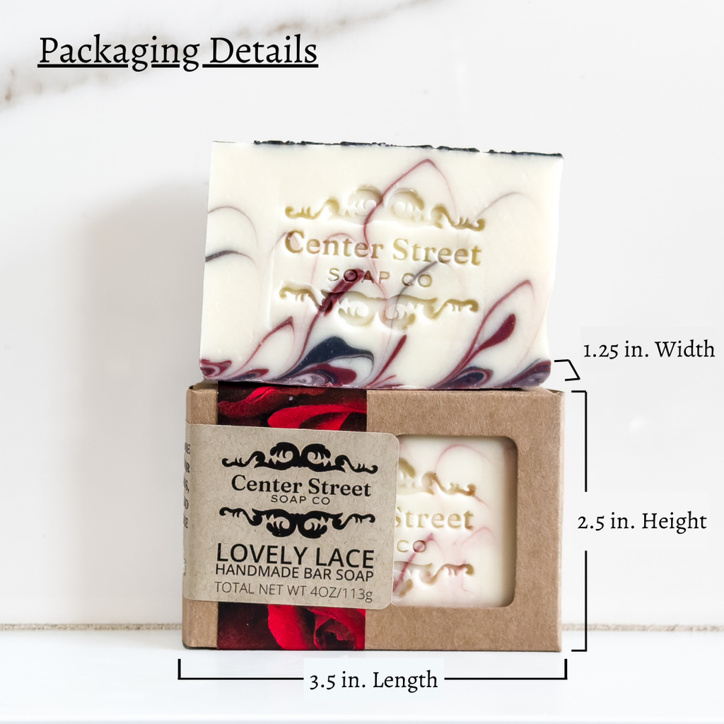 Lovely Lace Vegan Handmade Bar Soap - 4oz