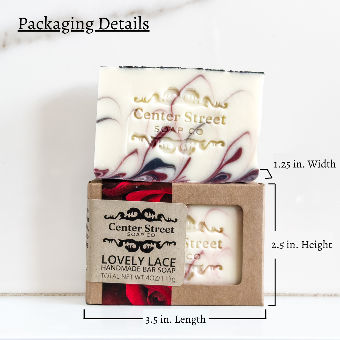 Lovely Lace Vegan Handmade Bar Soap - 4oz