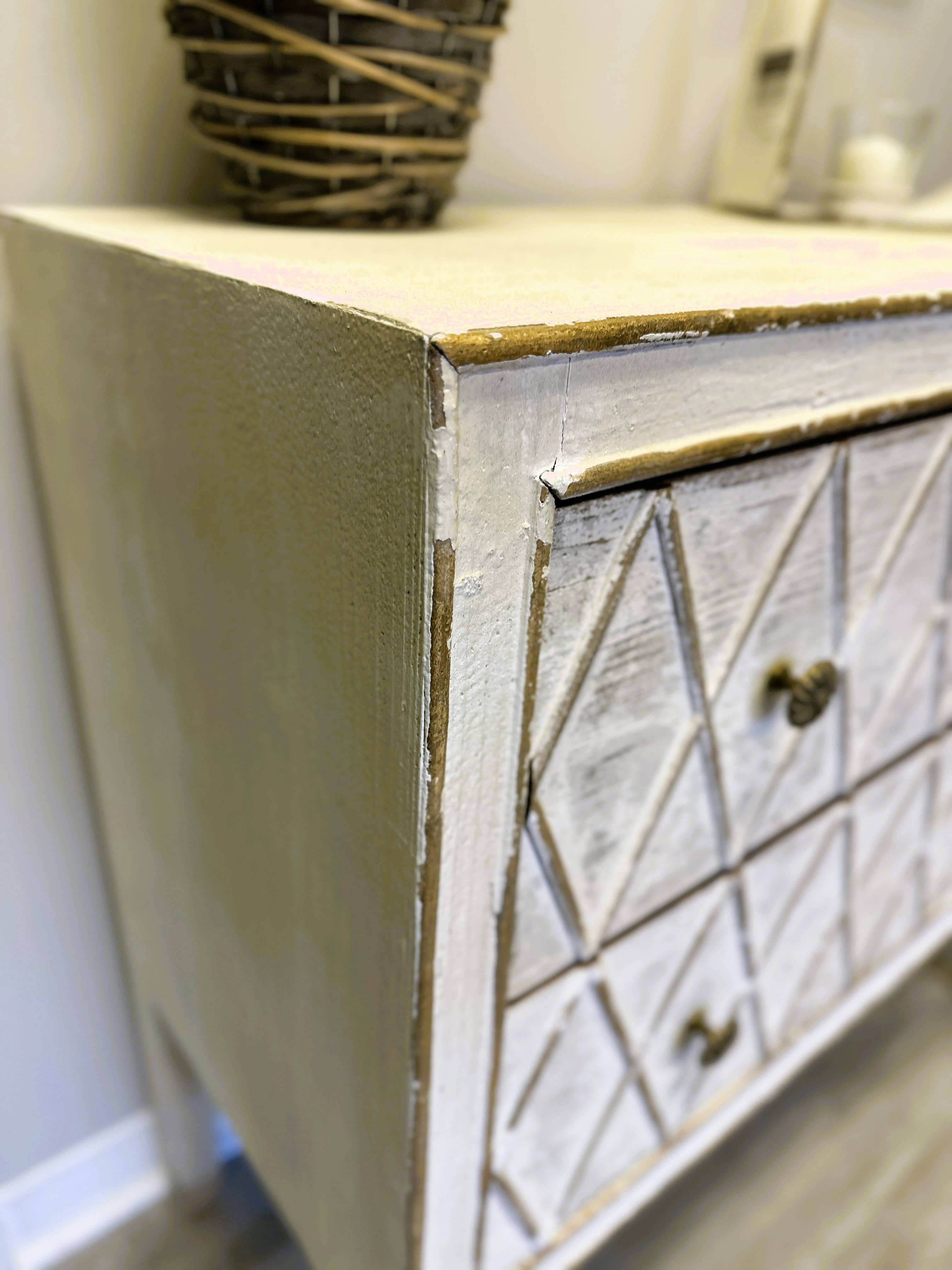 Antique Style Farmhouse French Style Dresser