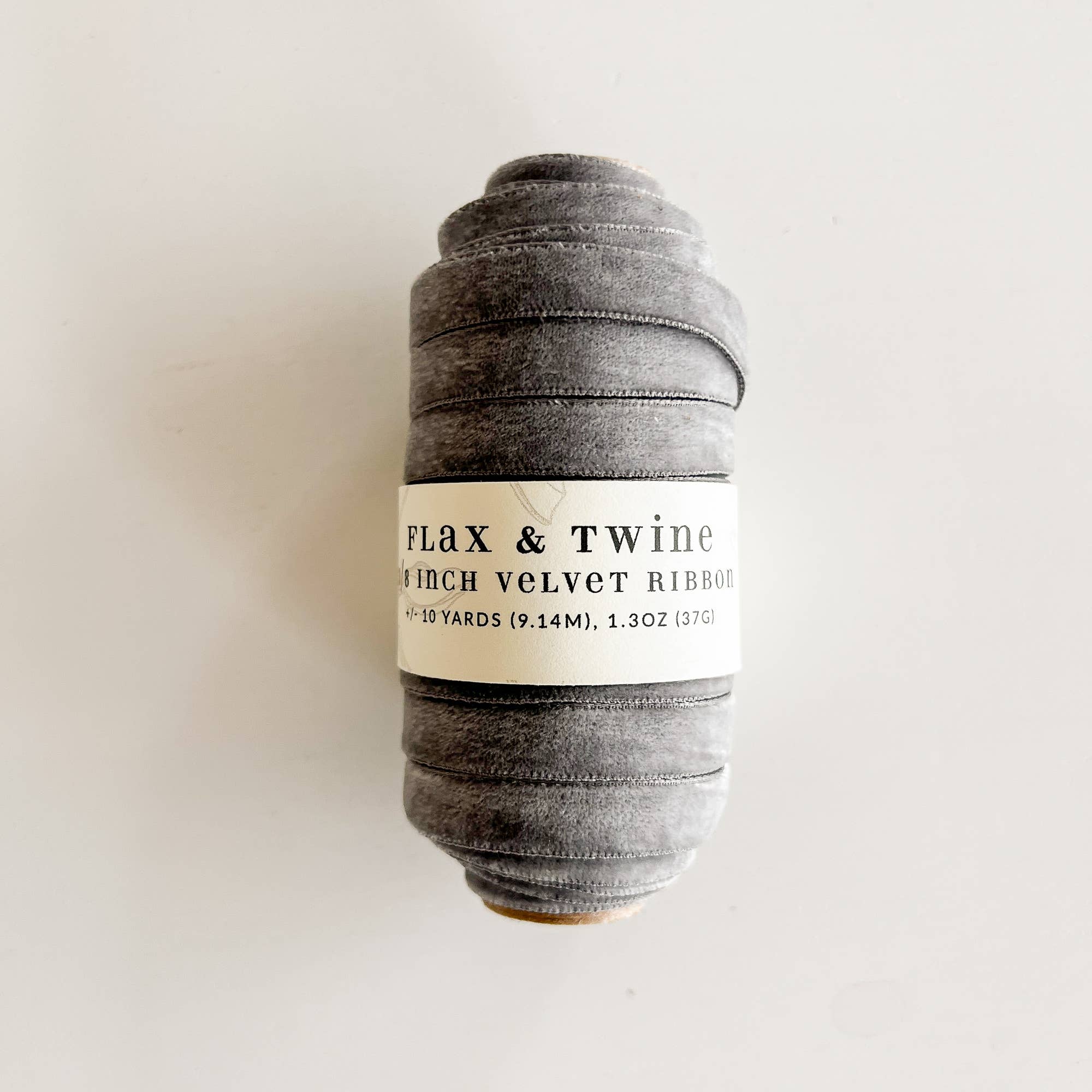 Flax & Twine 3/8" Velvet Ribbon - 10 Yards