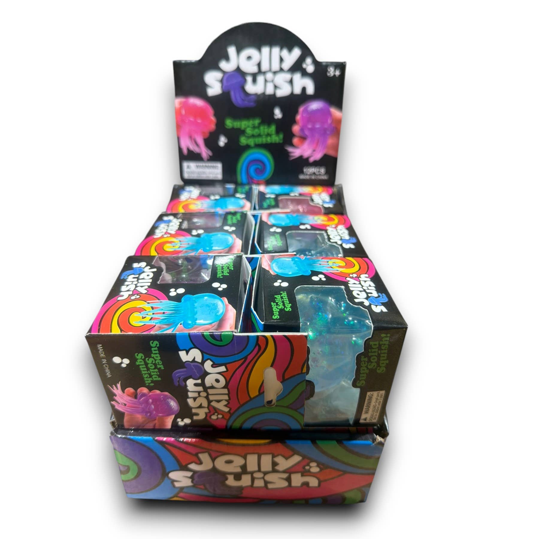 Jelly Squish Super Solid Squish Toy – 12pc Counter Display