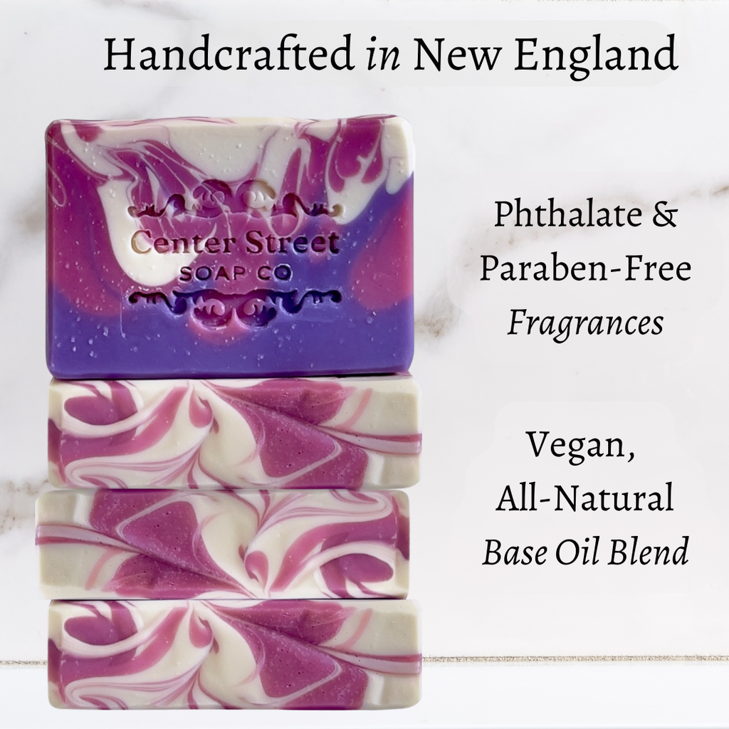 Raspberry Ginger Ale Vegan Handmade Bar Soap - 4oz