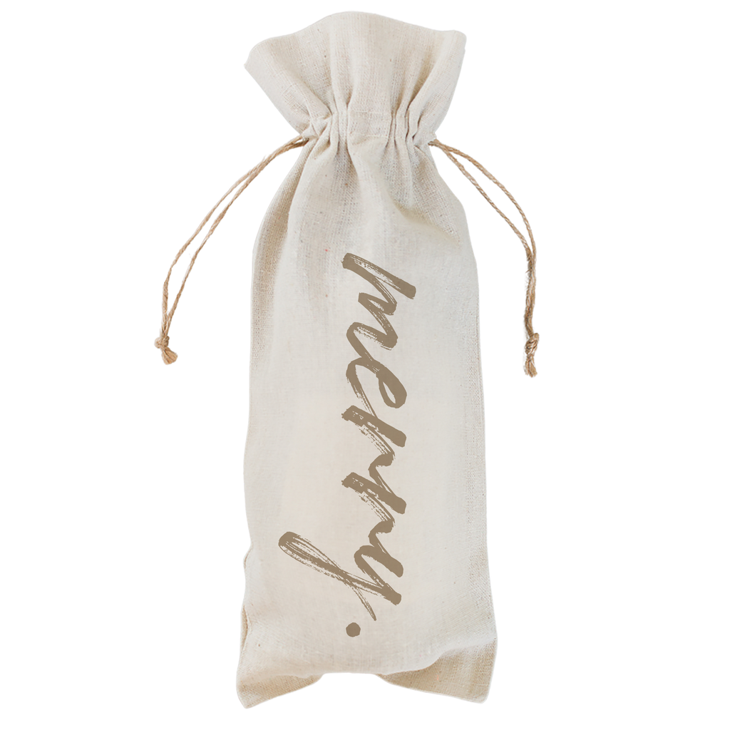Merry Wine Bag