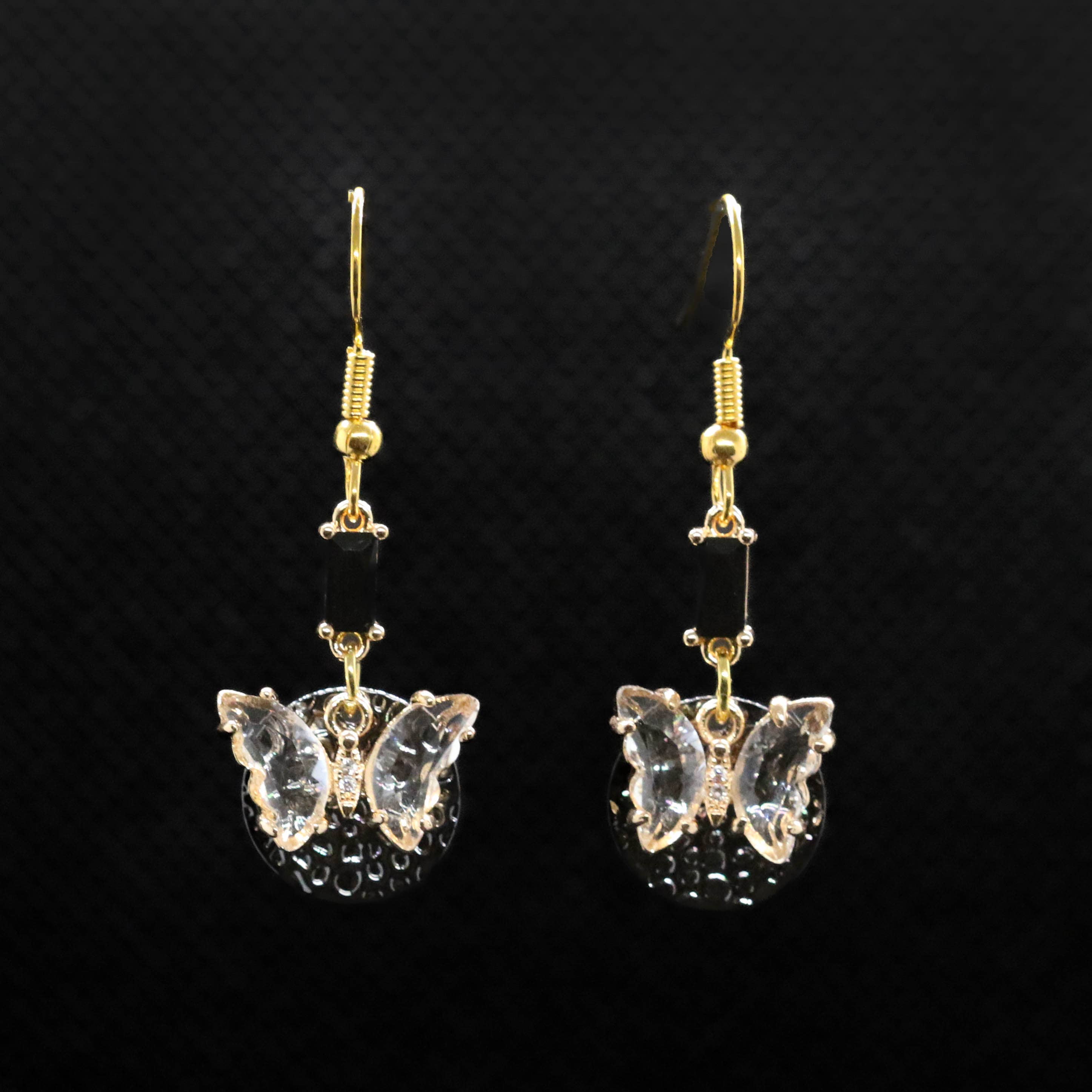 Dark Butterfly Earrings