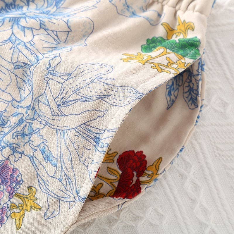 Printed Long Sleeve Pajama Set
