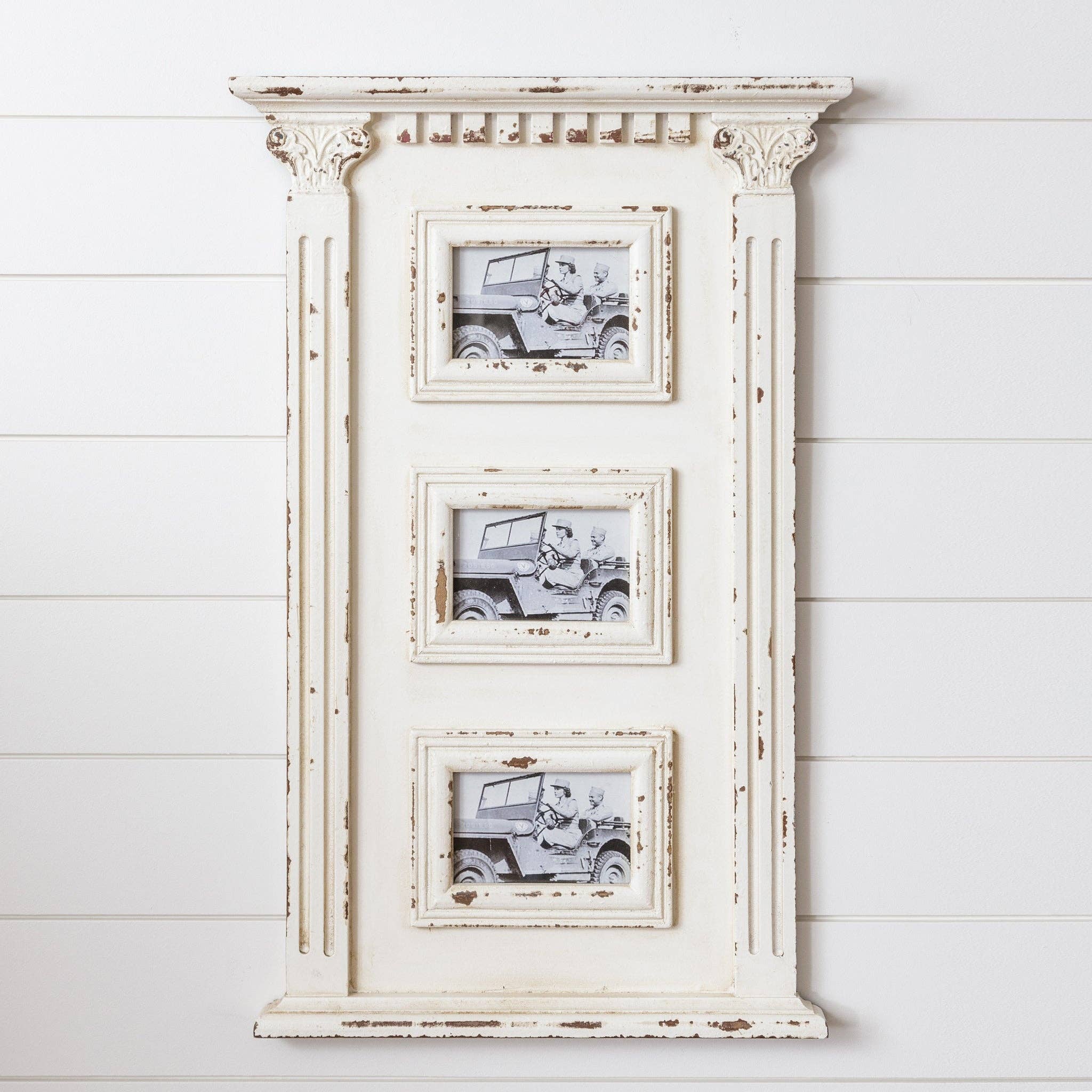 Distressed White Photo Frame (PC)