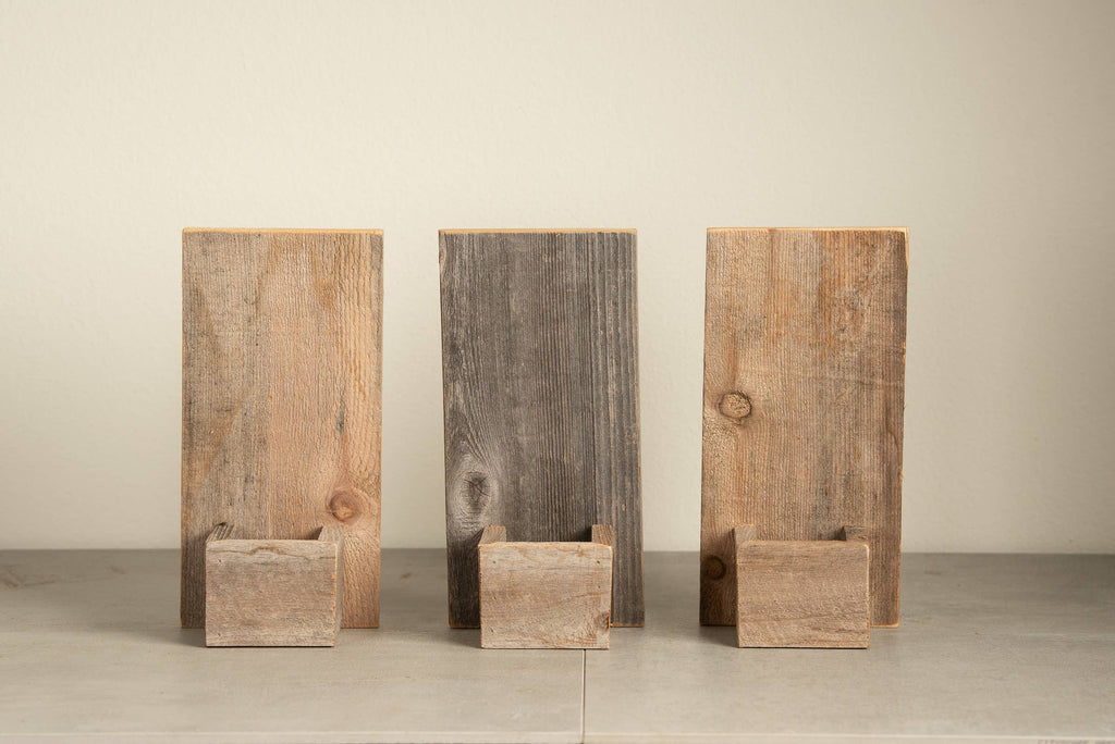 Reclaimed Wood Wall Mini Planter