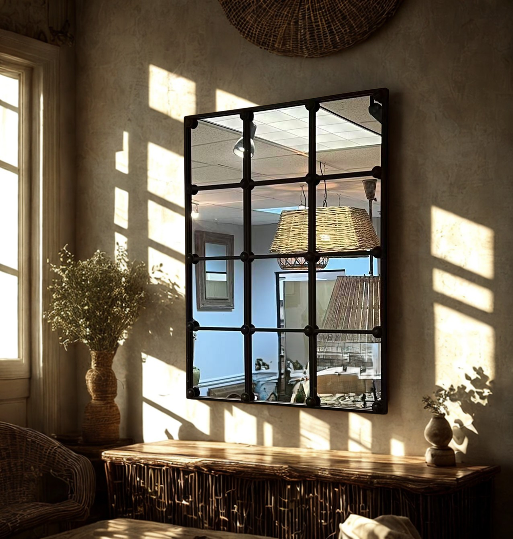 Cast Iron Rectangle Mirror