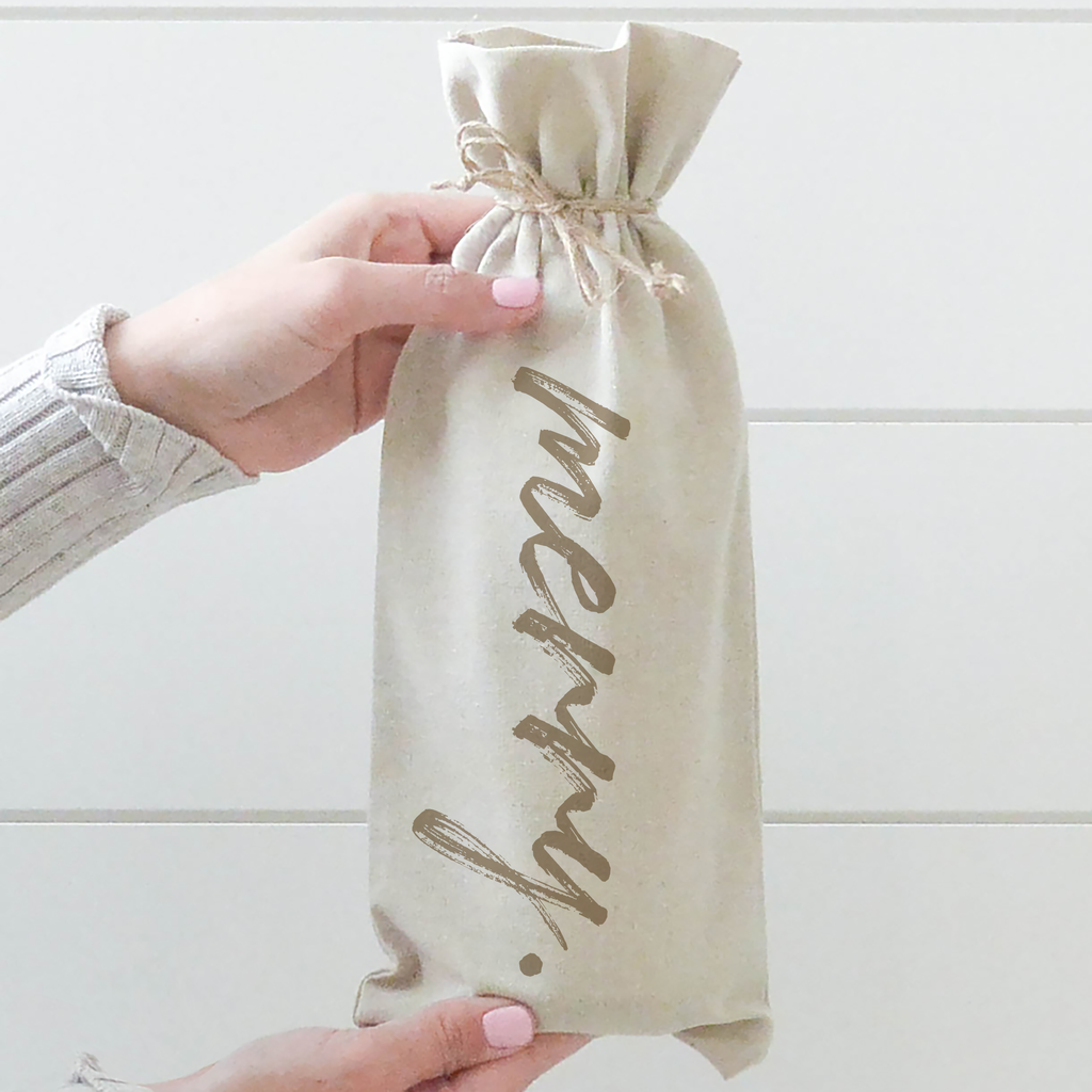 Merry Wine Bag