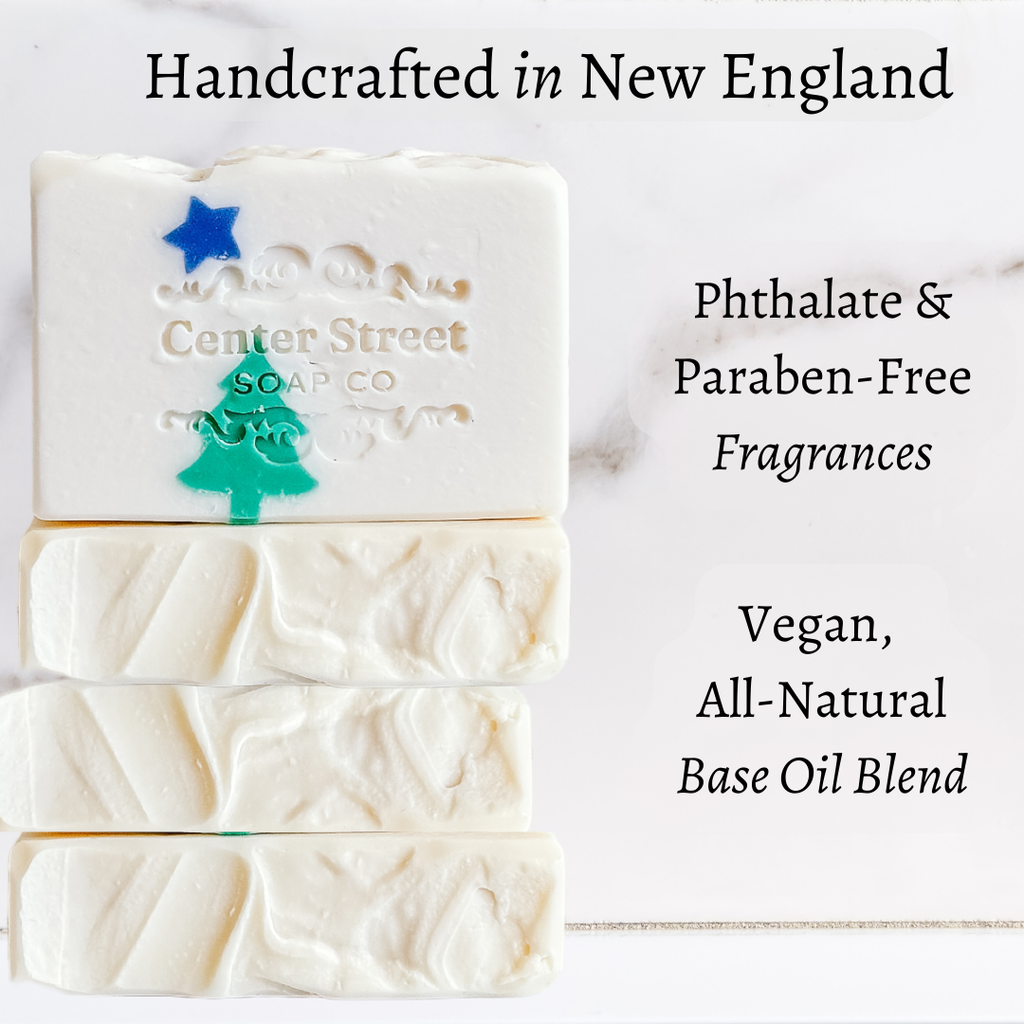 Maine Flag Vegan Handmade Bar Soap - 4oz