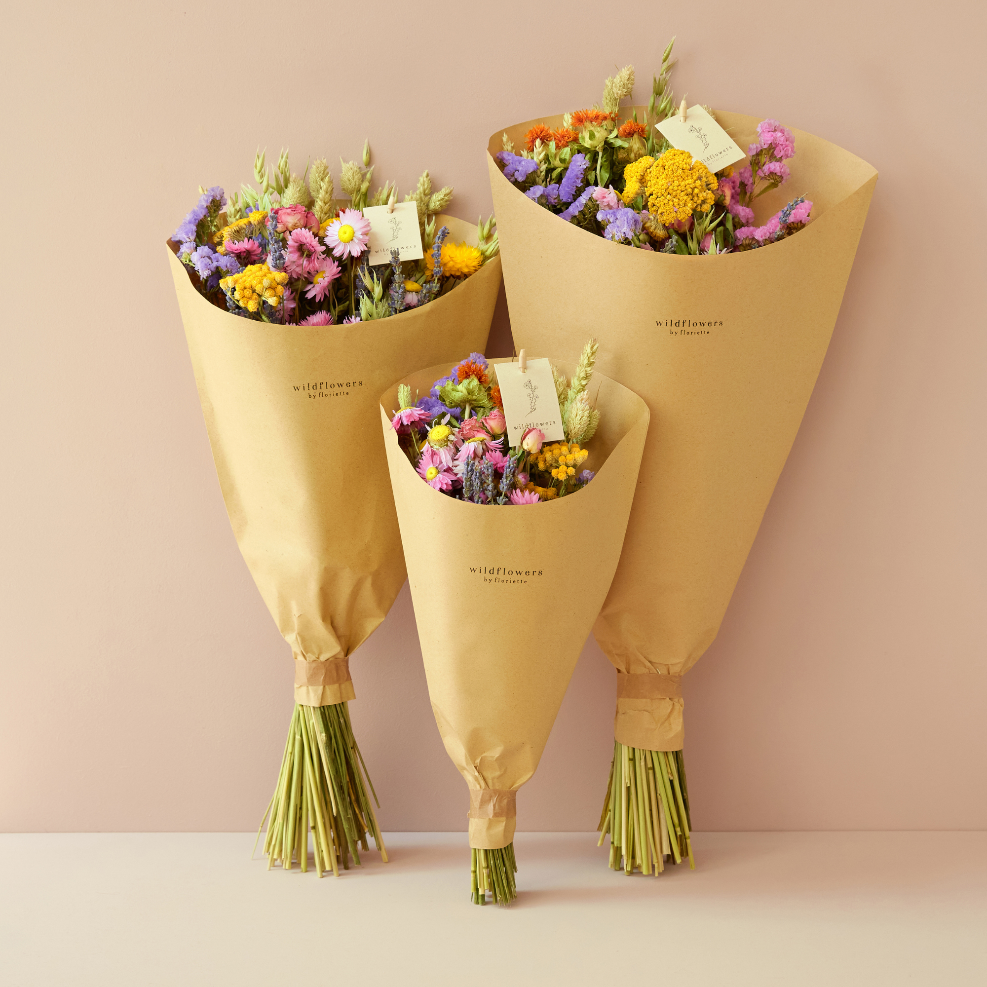 Dried Flowers Field Bouquet – Multi