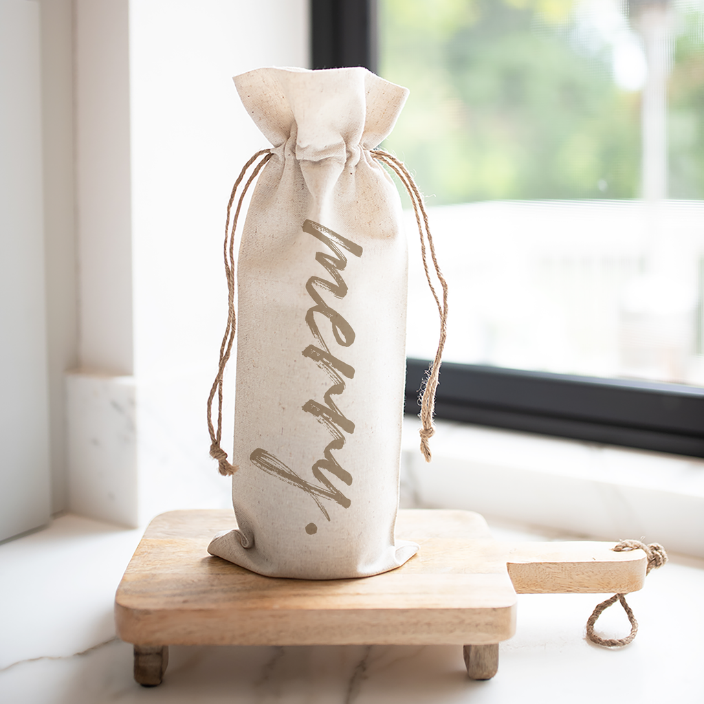 Merry Wine Bag