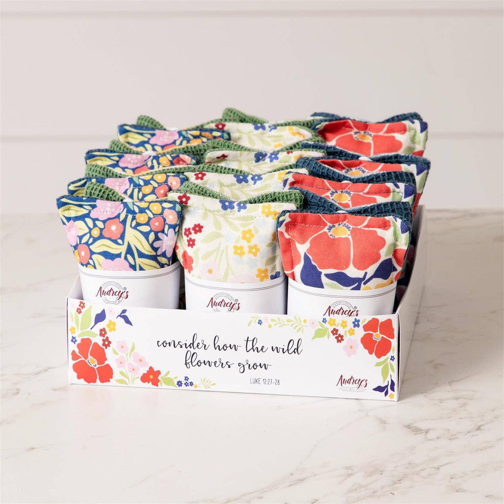 Reusable Fabric Sponges - Fun Floral Set