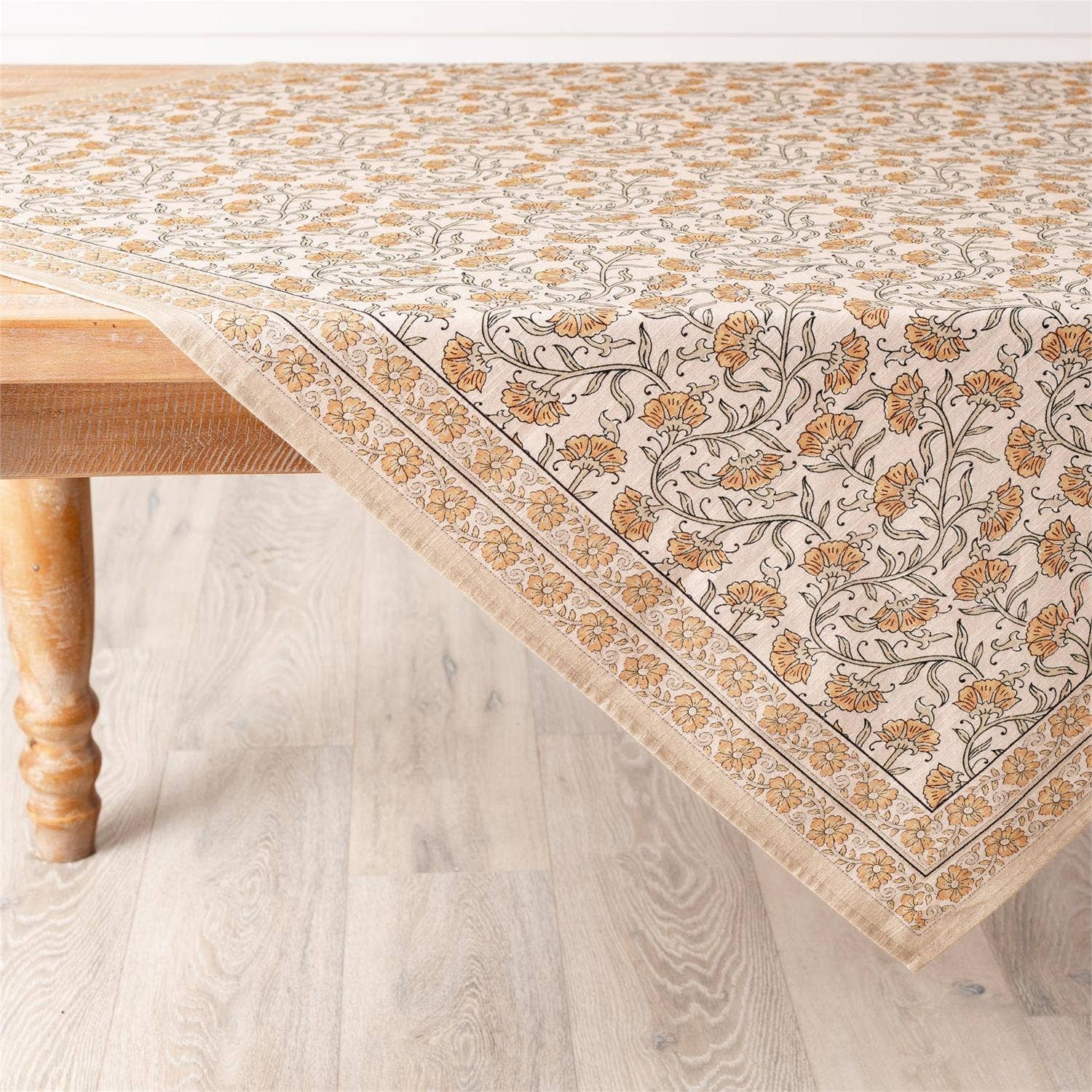 Tablecloth - Block Print, Dandelion