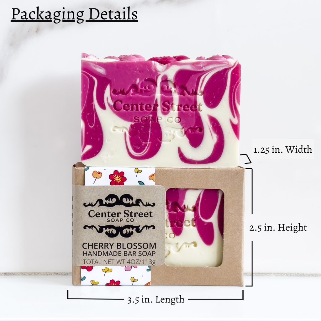 Cherry Blossom Spring Handmade Bar Soap - 4oz