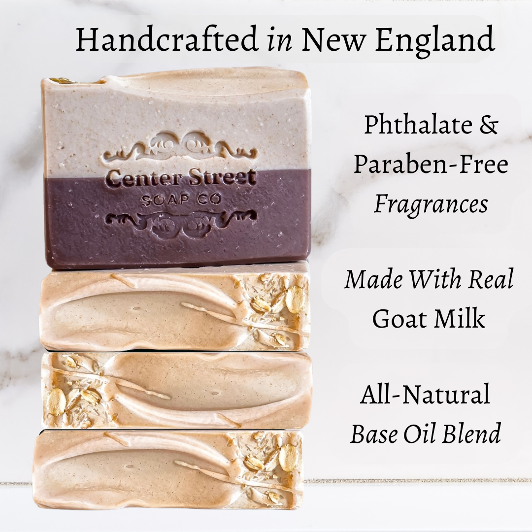 Oatmeal, (Goat's) Milk & Honey Handmade Bar Soap - 4oz