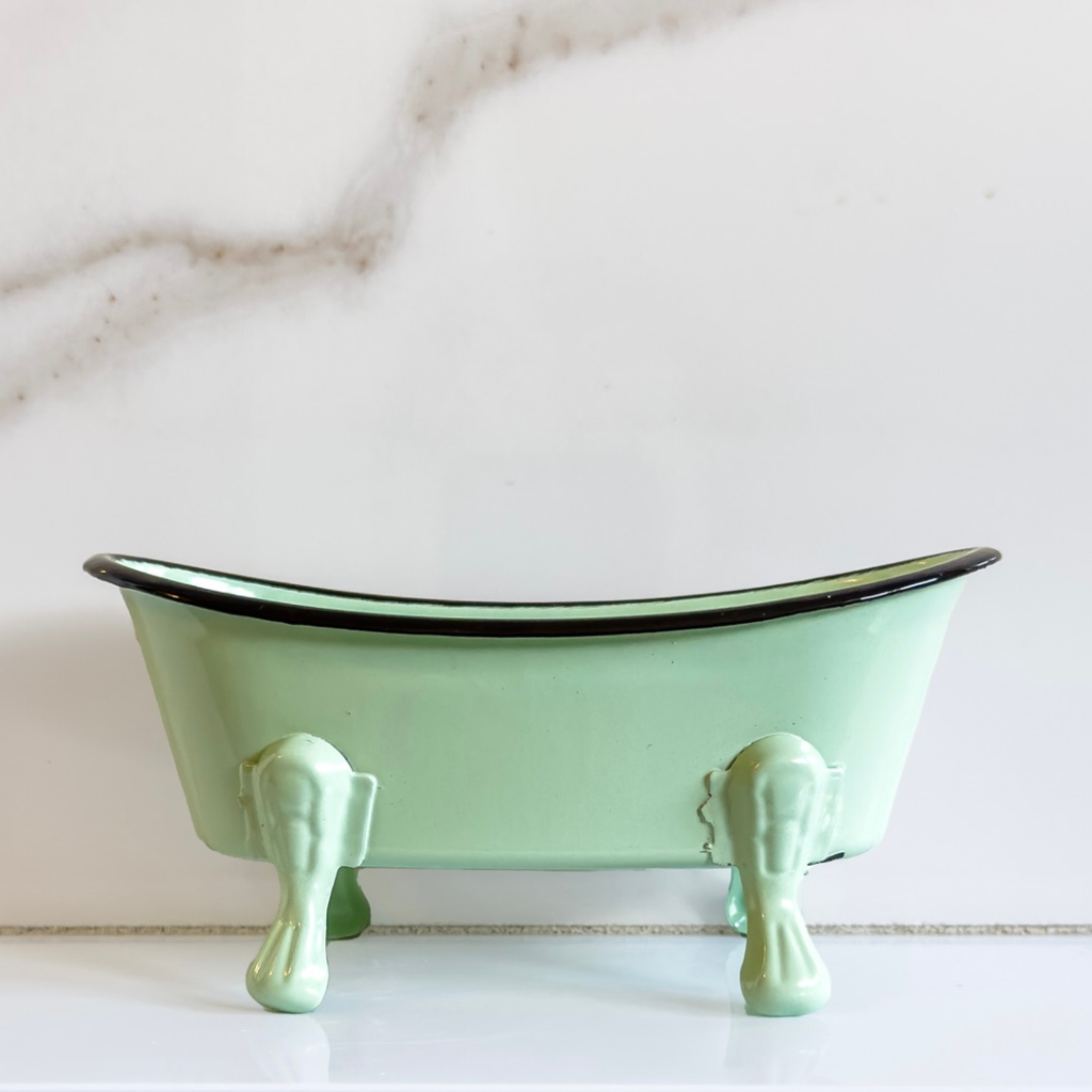 Antique Bathtub Soap Dish 12-Pack, White or Multi-Colored