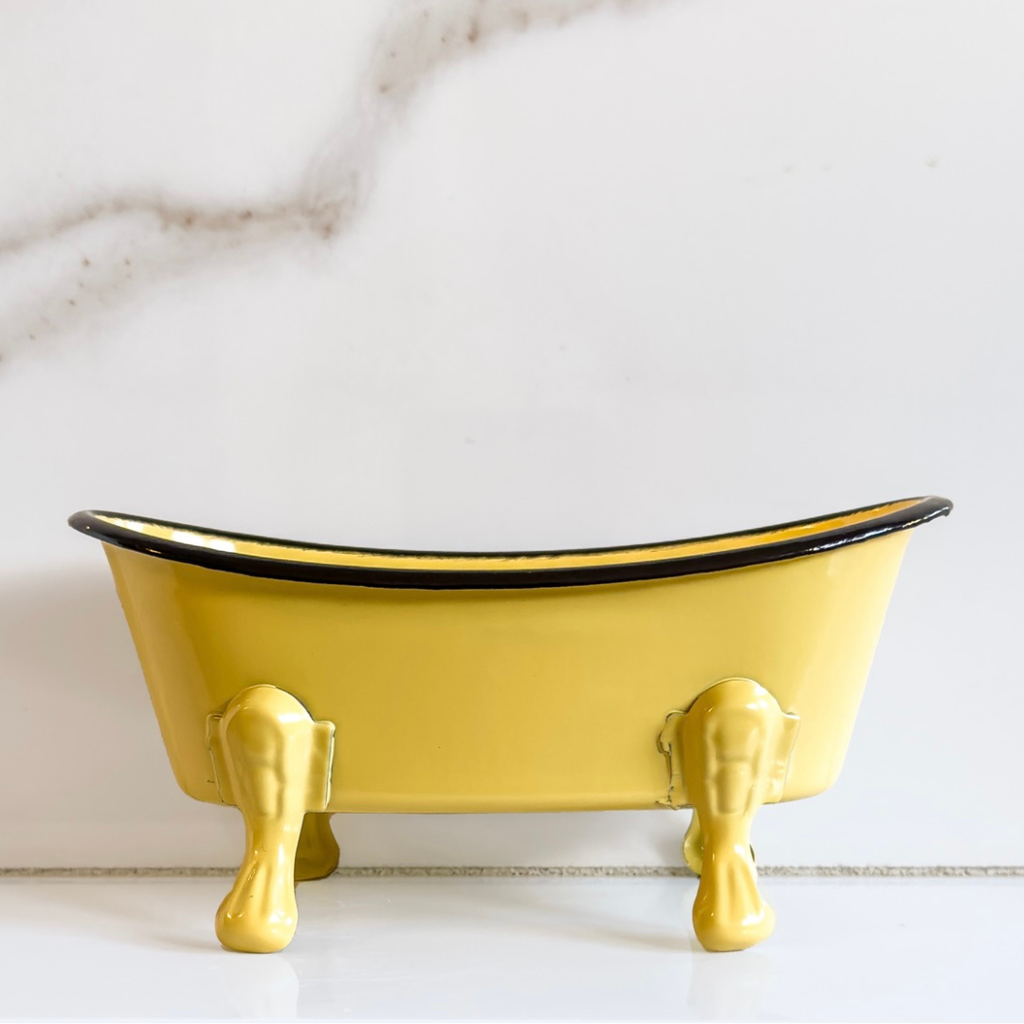 Antique Bathtub Soap Dish 12-Pack, White or Multi-Colored