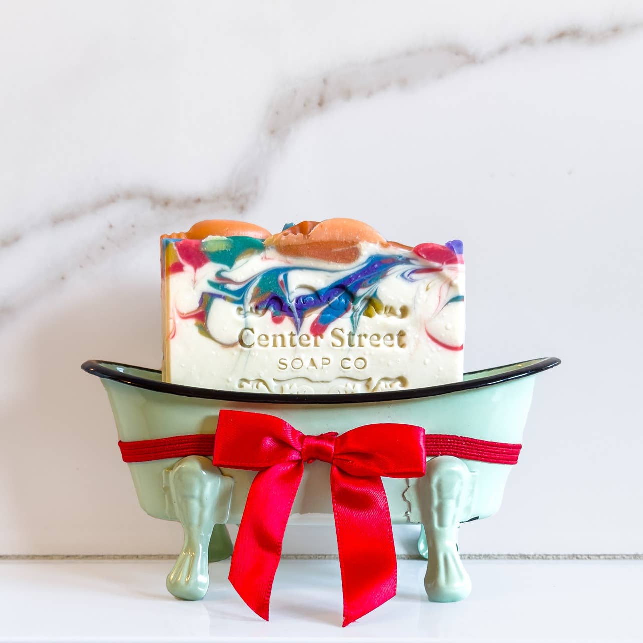 Antique Bathtub Soap Dish 12-Pack, White or Multi-Colored