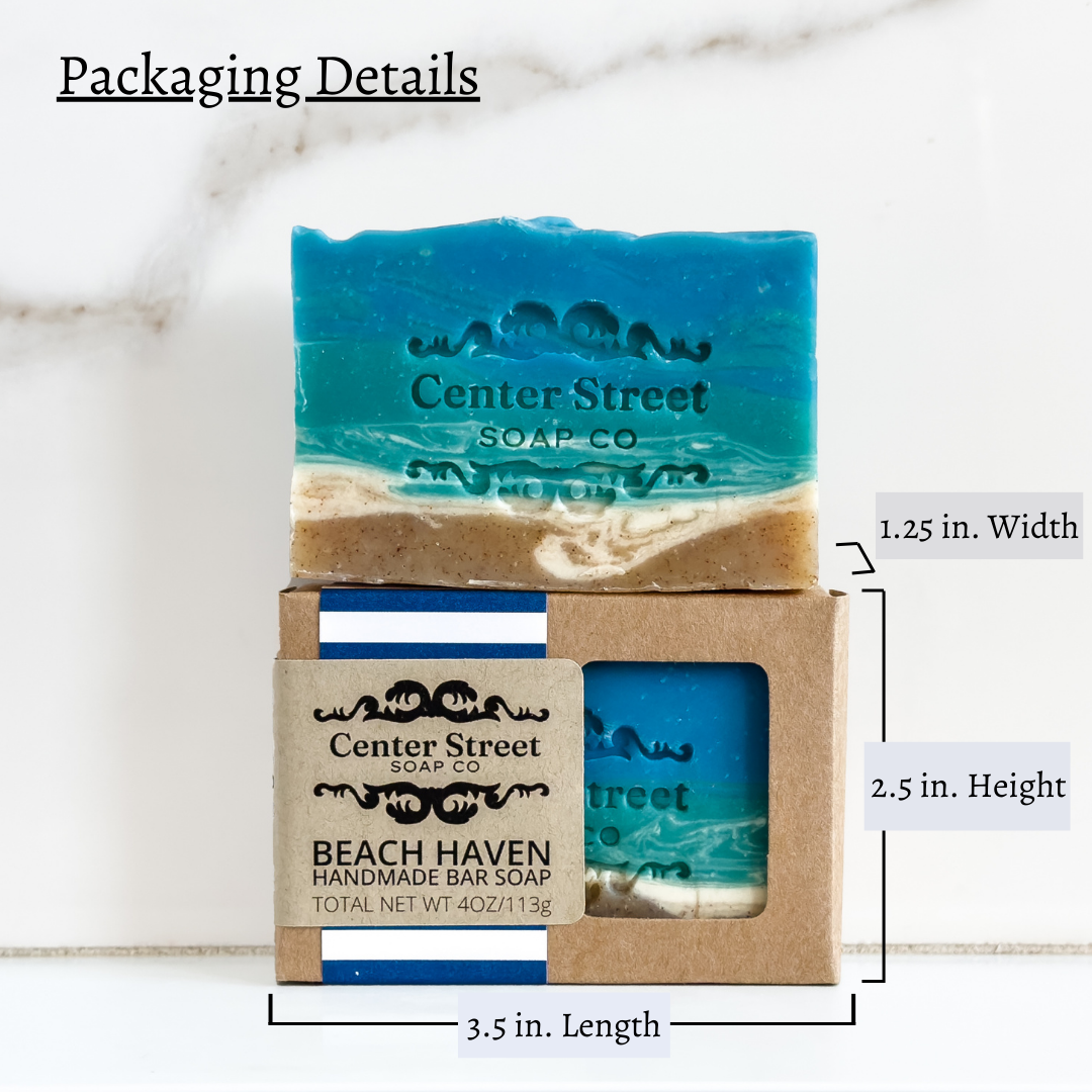 Beach Haven Customizable Handmade Bar Soap - 4oz